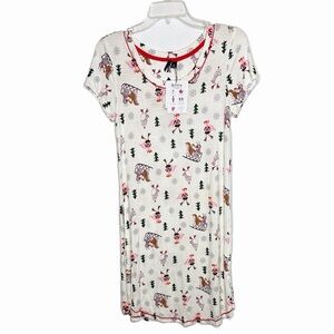 Kensie Holiday Print Nightgown